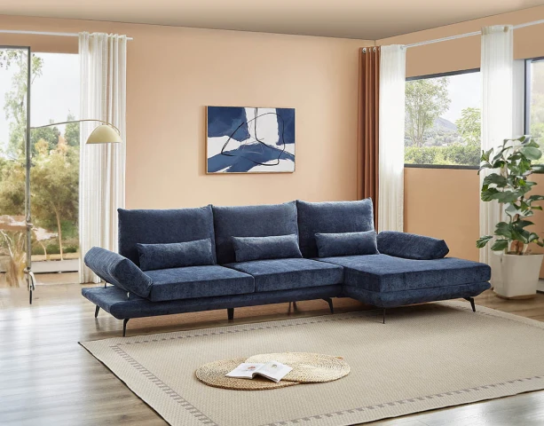 Executive Luxury Chaise Longue Sofa 330cm