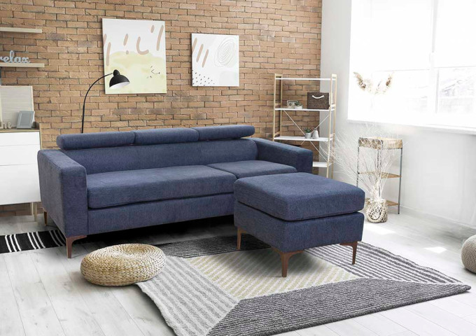 Fido Reversible Chaise Longue Sofa 196cm