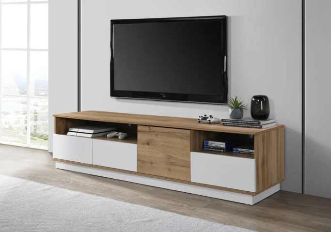 Industrial TV Stand with 4 Doors 180cm