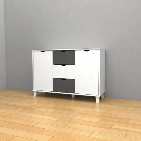 2-Door and 3-Drawer Sideboard DN 120x82cm