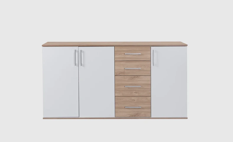 Joana 160x82cm Sideboard/Commode with 3 Doors and 4 Drawers
