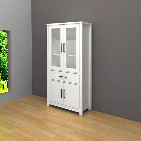 Display Cabinet Sideboard 4 Doors DN 180x90 cm