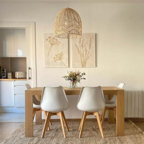 Extendable Dining or Kitchen Table + 4 Nordic Chairs Pack