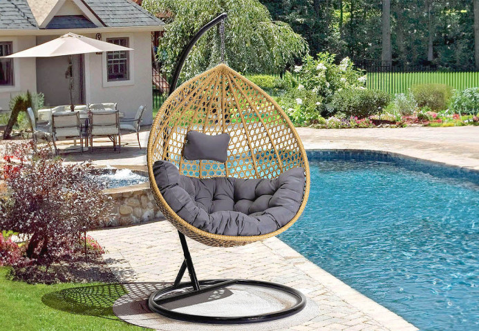 LP Rocking Chair. Hanging Basket. Garden and Terrace Furniture