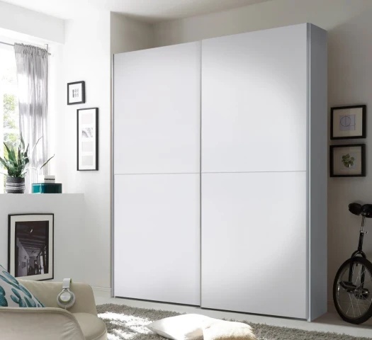 Time Sliding 2-Door Wardrobe - 196x170 cm
