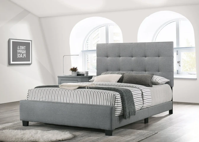 Emily Double Bed with Wooden Slats 150x190cm