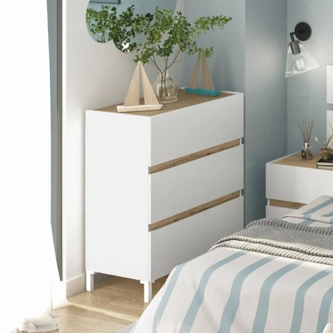 Tempus 3-Drawer Commode, 90x79 cm