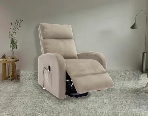 Irene Electric Recliner Chair 1-Seater Brown